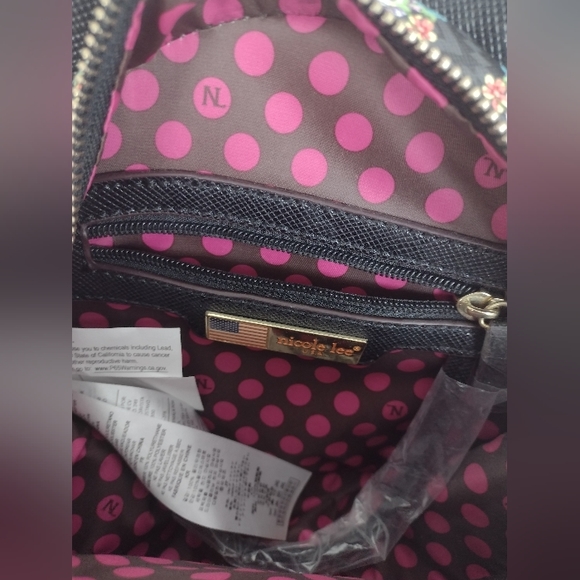 Nicole Lee USA Black Purse Hat Backpack Hollywood 2004 - Picture 4 of 6